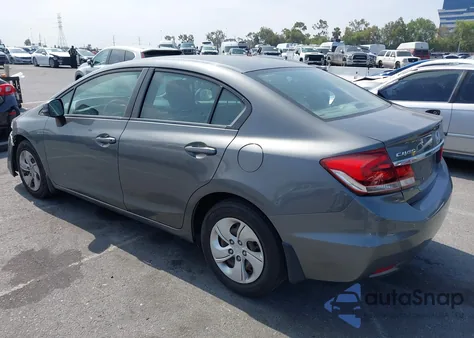 2013 Honda Civic Lx z USA, uszkodzony, nr VIN 19XFB2F50DE227334